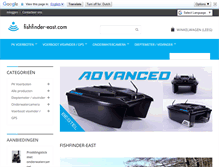 Tablet Screenshot of fishfinder-east.com